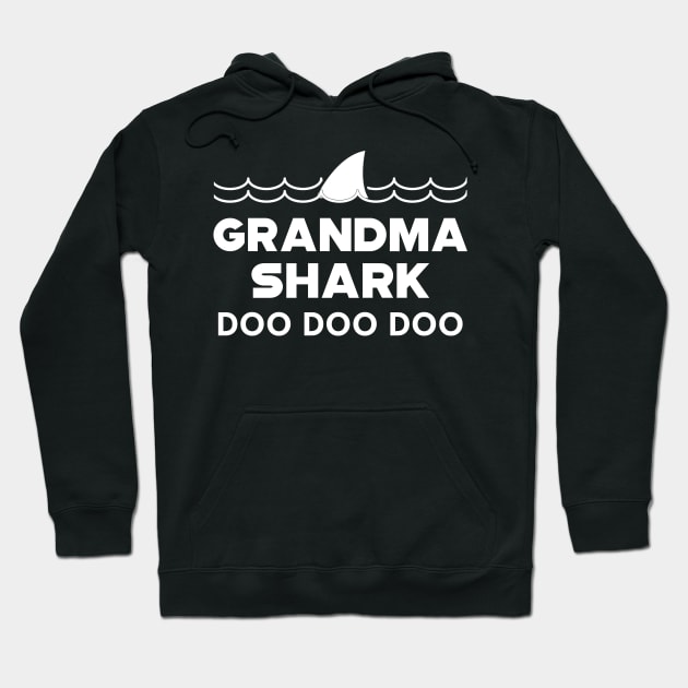 Grandma Shark doo doo doo Hoodie by KC Happy Shop